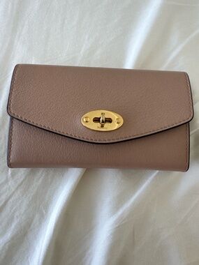 Mulberry Grained Wallet (Rosewater)